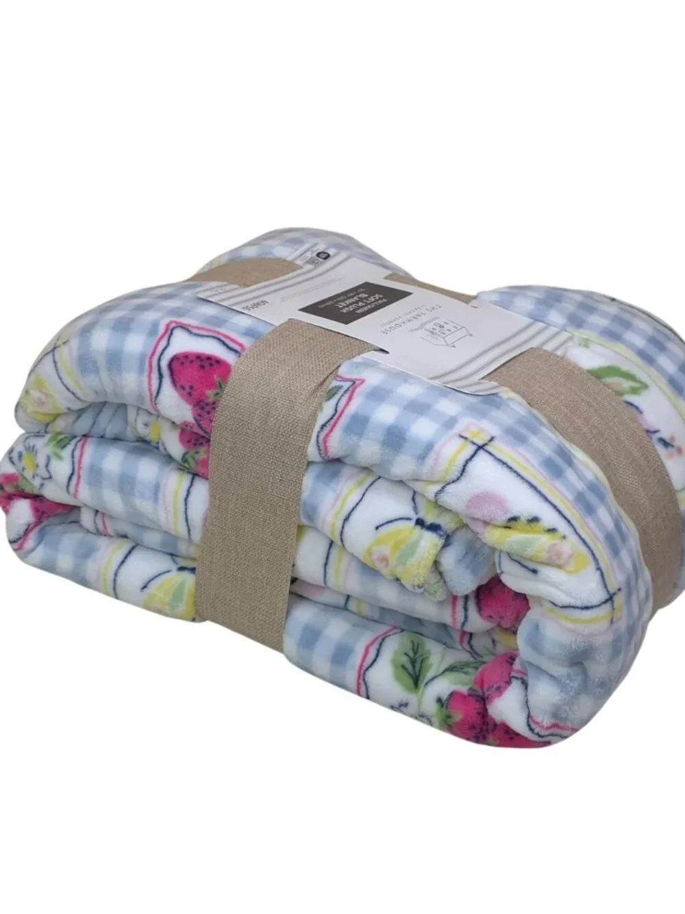 The Farmhouse By Rachel Ashwell Full/Queen Soft Plush Blanket 90